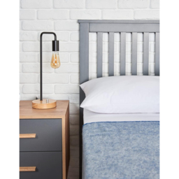 Home Treats King Size Grey Wooden Ottoman Bed - Wilko - thumbnail 4