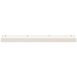 vidaXL 110 x 12 x 9cm White Wall Shelf 2 Pack - Size: 9 x 110 x 12cm - Wilko - thumbnail 5