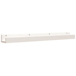 vidaXL 110 x 12 x 9cm White Wall Shelf 2 Pack - Size: 9 x 110 x 12cm - Wilko - thumbnail 1