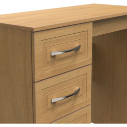Crowndale Dorset 3 Drawer Modern Oak Dressing Table - Wood - Wilko - thumbnail 6