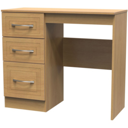 Crowndale Dorset 3 Drawer Modern Oak Dressing Table - Wood - Wilko - thumbnail 3