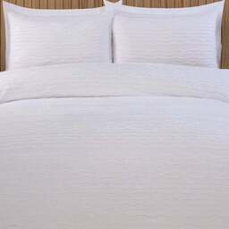 Marina Tufted Duvet Set - White/Superking - Size: Super King - Wilko - thumbnail 7