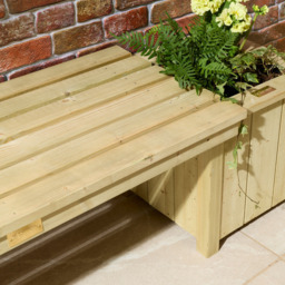 Rowlinson Signature Heritage 2 Seater Natural Bench Accessory - Wilko - thumbnail 4