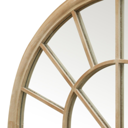 MirrorOutlet The Somerley Sand Country Arched Garden Mirror 180 x 103cm - Size: 180 x 103 x 3cm - Cream - Wilko - thumbnail 7