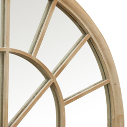 MirrorOutlet The Somerley Sand Country Arched Garden Mirror 180 x 103cm - Size: 180 x 103 x 3cm - Cream - Wilko - thumbnail 6