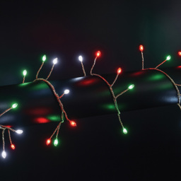 Xmas Haus RGB Micro Seed LED Multifunction Silver Cable Cluster Light 15m - Size: 1500 x 50 x 50cm - Wilko - thumbnail 4