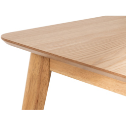 Julian Bowen 4 Seater Boden Oak Veneer Rectangular Table - Wood - Wilko - thumbnail 5