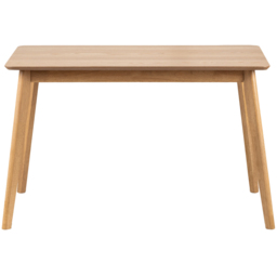 Julian Bowen 4 Seater Boden Oak Veneer Rectangular Table - Wood - Wilko - thumbnail 4