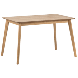 Julian Bowen 4 Seater Boden Oak Veneer Rectangular Table - Wood - Wilko - thumbnail 3
