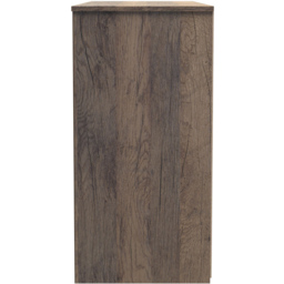Crowndale New York 6 Drawer White Matt and Vintage Oak Chest of Drawers Ready Assembled - Wilko - thumbnail 5
