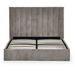 Julian Bowen Eloise Single Sahara Chenille Storage Bed - Grey - Wilko - thumbnail 5