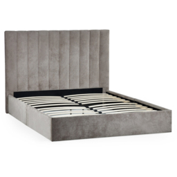 Julian Bowen Eloise Single Sahara Chenille Storage Bed - Grey - Wilko - thumbnail 6