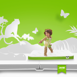 Jay-Be Anti Allergy Sprung Toddler Mattress - Green - Wilko - thumbnail 3