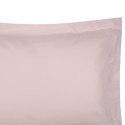 Serene Oxford Powder Pink Pillowcase - Size: 27 x 20cm - Wilko - thumbnail 3