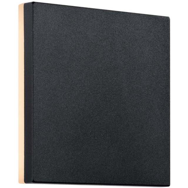Nordlux Artego Black Square Wall Light - Size: 15 x 15 x 15cm - Wilko - image 1