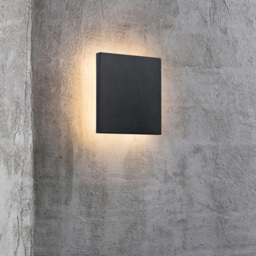 Nordlux Artego Black Square Wall Light - Size: 15 x 15 x 15cm - Wilko - thumbnail 3