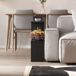 Decortie Homemania Black Wood Side End Table - Wilko - thumbnail 5