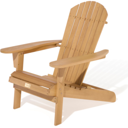 Rowlinson Sandown Adirondack Chair - Size: 93.5 x 77 x 89cm - Brown - Wilko - thumbnail 3