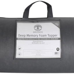 Divante Double Deep Memory Foam Mattress Topper - Wilko - thumbnail 3