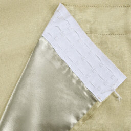Velosso Westwood Latte Tape Top Curtains168 x 183cm - Size: W 168 x D 183cm - Cream - Wilko - thumbnail 4