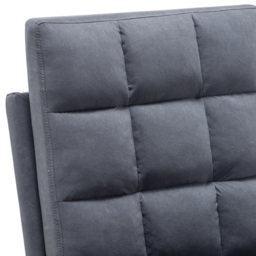 Living and Home Grey Recliner Armchair with Footstool - Size: Single - Wilko - thumbnail 4