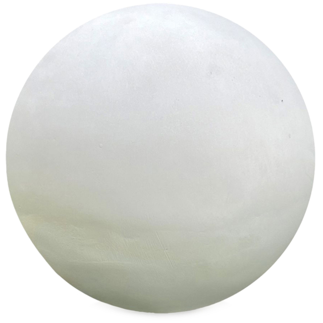 wilko Concrete Effect White Washed Outdoor Garden Decorative Ball 20cm - image 1