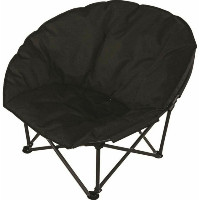 Gr8 Garden Deluxe Black Padded Folding Chair - Wilko - image 1