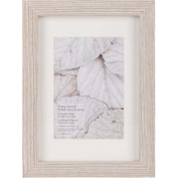Grey Wood Effect Box Photo Frame 5 x 3.5inch - Size: Multi - The Port. Co Gallery - Wilko - thumbnail 1