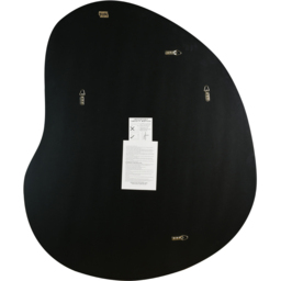 MirrorOutlet The Lapillus Frameless Pebble Wall Mirror 120 x 100cm - Clear - Wilko - thumbnail 5