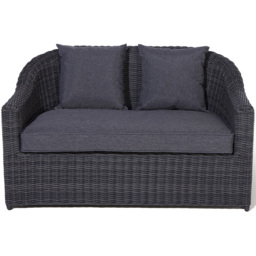 Rowlinson Bunbury 4 Seater Grey Rattan Weave Sofa Set - Wilko - thumbnail 6