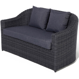 Rowlinson Bunbury 4 Seater Grey Rattan Weave Sofa Set - Wilko - thumbnail 4