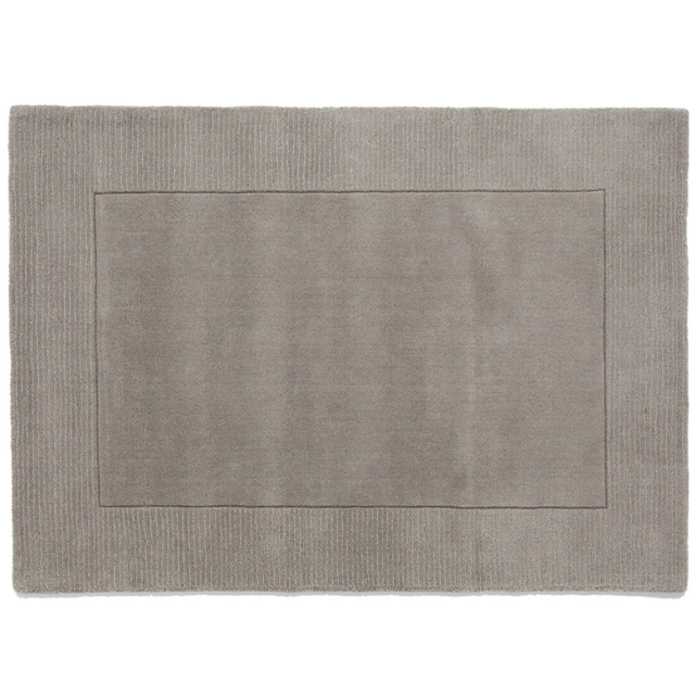 Esme Silver Wool Rug 160 x 230cm - Esme Home - Wilko - image 1