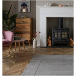 Esme Silver Wool Rug 160 x 230cm - Esme Home - Wilko - thumbnail 6