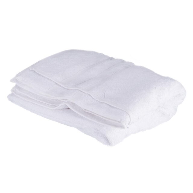 Soft Turkish Cotton White Bath Sheet - Wilko - image 1
