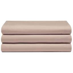 Serene Super King Walnut Whip Flat Bed Sheet - Brown - Wilko