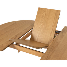 Florence Montreux 5 Seater Round Dining Table Oak - Brown - Furniture To Go - Wilko - thumbnail 6