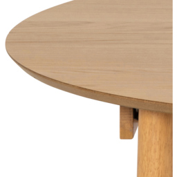 Florence Montreux 5 Seater Round Dining Table Oak - Brown - Furniture To Go - Wilko - thumbnail 7