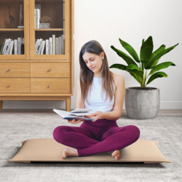 Costway Khaki Foldable Floor Chair - Size: Single - Green - Wilko - thumbnail 5