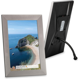 Grouptronics Gallery10 Silver WiFi Digital Photo Frame - Size: 10 x 8 Inch - Wilko - thumbnail 5