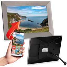 Grouptronics Gallery10 Silver WiFi Digital Photo Frame - Size: 10 x 8 Inch - Wilko - thumbnail 6
