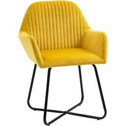 Portland Yellow Tub Chair - Size: Single - Wilko - thumbnail 3