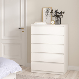 Florence Naia 5 Drawer White Chest of Drawers - Furniture To Go - Wilko - thumbnail 7