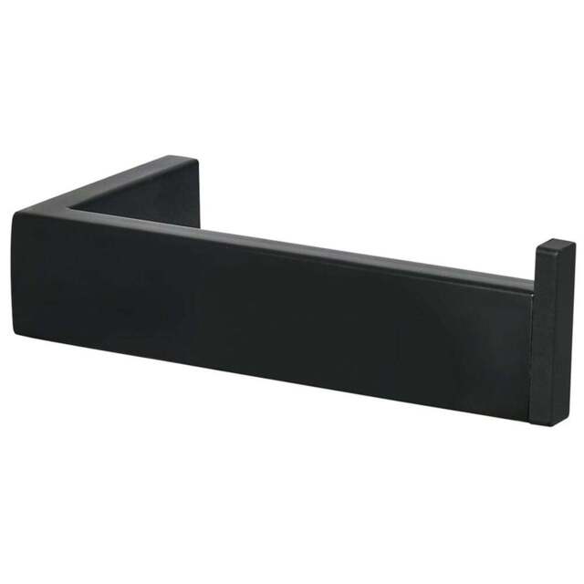Holborn Black Toilet Roll Holder - Size: 14 x 4 x 6cm - Wilko - image 1