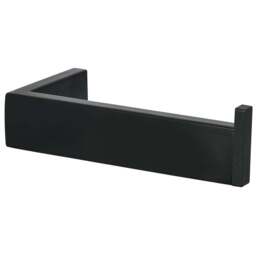 Holborn Black Toilet Roll Holder - Size: 14 x 4 x 6cm - Wilko - thumbnail 1