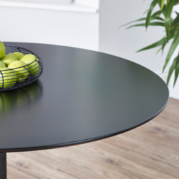 Julian Bowen Nero 4 Seater Round Dining Table Black - Wilko - thumbnail 5