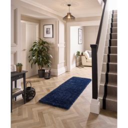 Origins Chicago Indigo Rug 67 x 200cm - Blue - Origins Rugs - Wilko - thumbnail 3