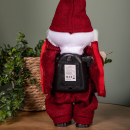Samuel Alexander Red Musical Walking Gonk Christmas Decoration 35cm - Size: 35 x 14 x 7cm - Wilko - thumbnail 7
