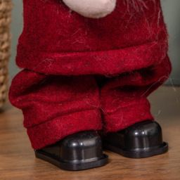 Samuel Alexander Red Musical Walking Gonk Christmas Decoration 35cm - Size: 35 x 14 x 7cm - Wilko - thumbnail 5