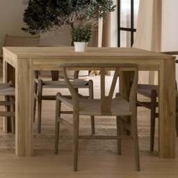 Florence Grafton 6 Seater Oak Extending Dining Table - Brown - Furniture To Go - Wilko - thumbnail 1