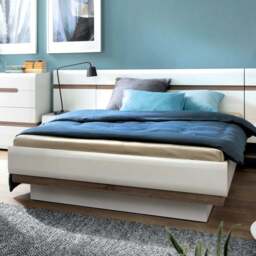 Florence Chelsea King Size White and Oak Bedroom Bed - Furniture to Go - Wilko - thumbnail 1